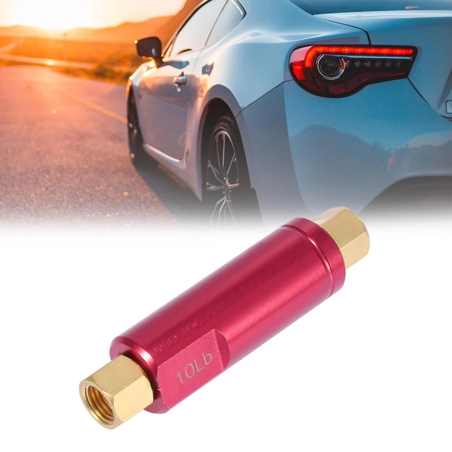 10LB Residual Valve for Racing Brake for Drum - Red
