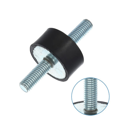 Set of 4 M8 Car Anti Vibration Rubber Isolator Dampers 30x15mm