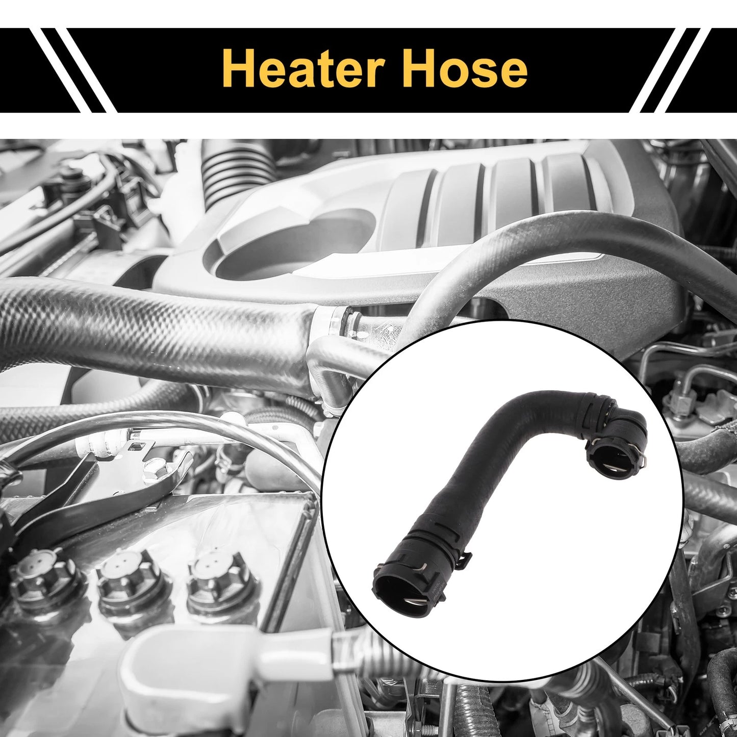 Heater Hose for Land Rover Range Rover 5.0L (2010–2012) No.LR010891 Rubber