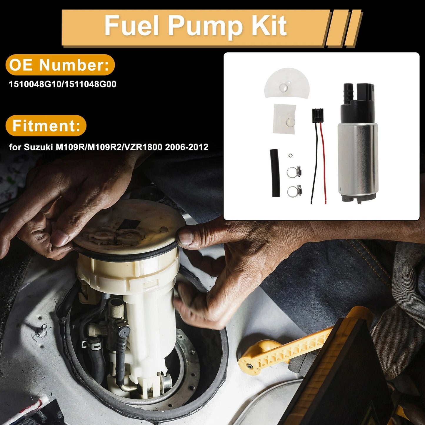 Fuel Pump for Suzuki M109R/M109R2/VZR1800 (2006–2012) Replaces 1510048G10