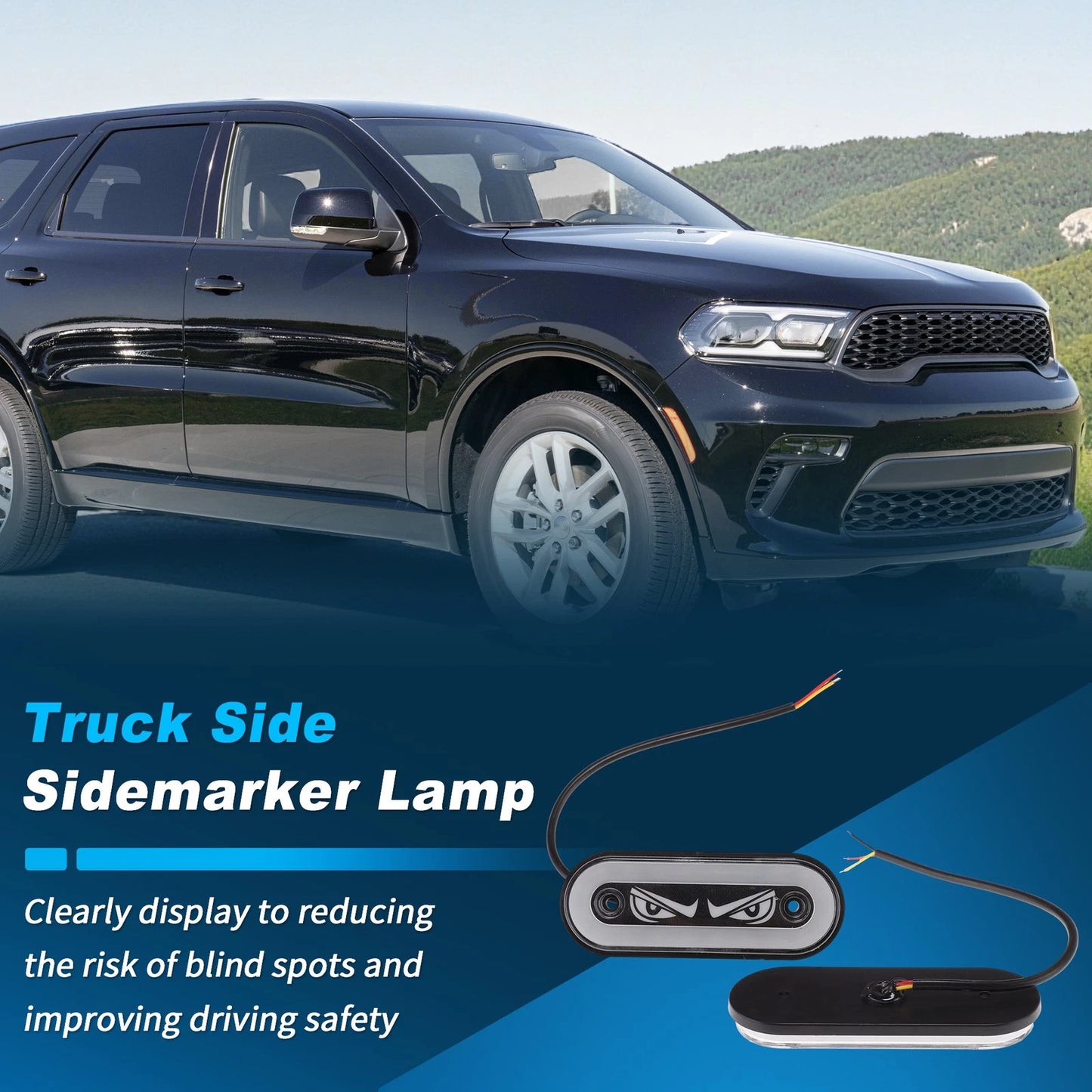Set of 4 LED Side Fender Marker Lights