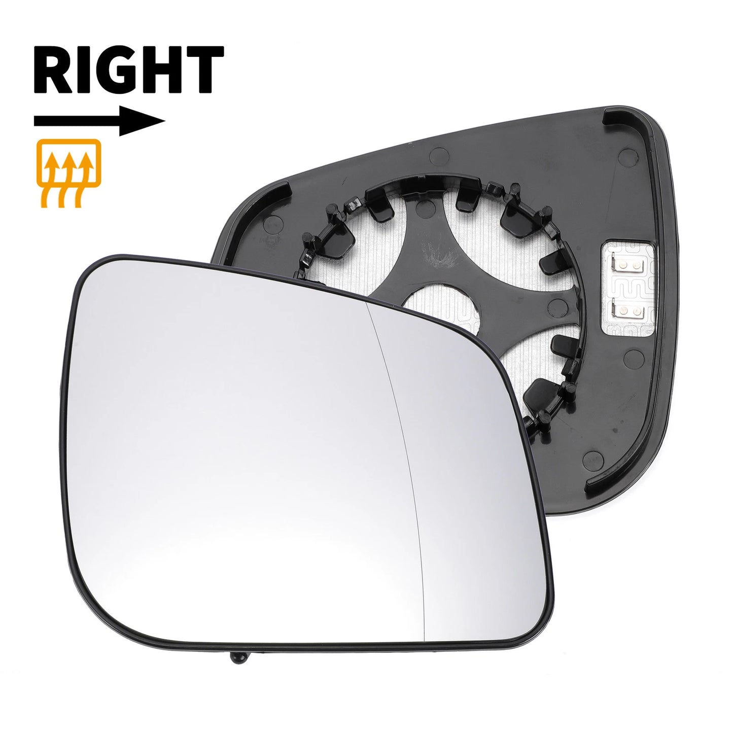 Right Side Heated White Mirror Glass for Mercedes A Class W169 W245
