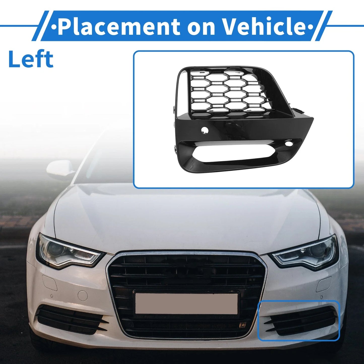 1 x Front Left Fog Light Grill for BMW X3 X4 G01 G02 (2018-2021)