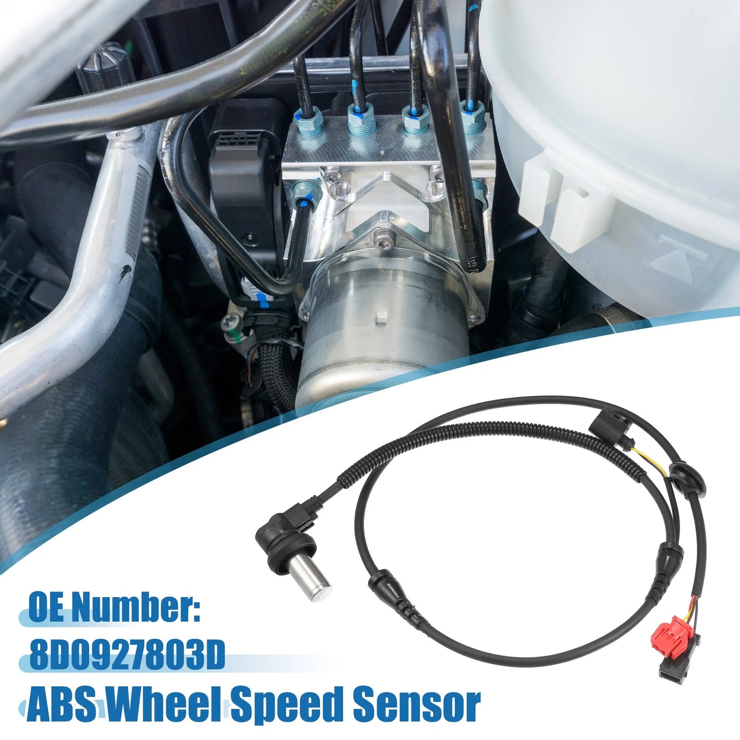 ABS Wheel Speed Sensor 8D0927803D for Audi A4 A4 Quattro S4 (1996–2001)