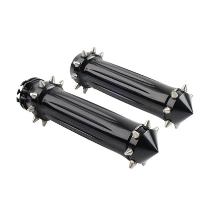 1'' Spikes Motorcycle Hand Grips for Harley Touring Dyna Softail