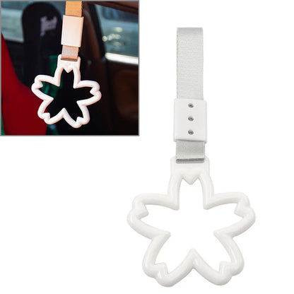 Cherry Blossom Ring Handle Strap for Car Train Bus Drift Charm Tools