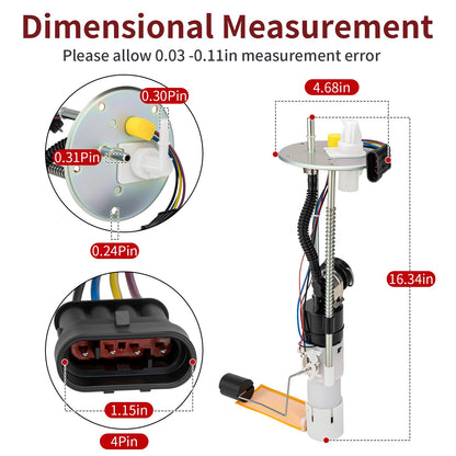 Fuel Pump Assembly with Oil Filter for Polaris Victory Vision (2008–2017)