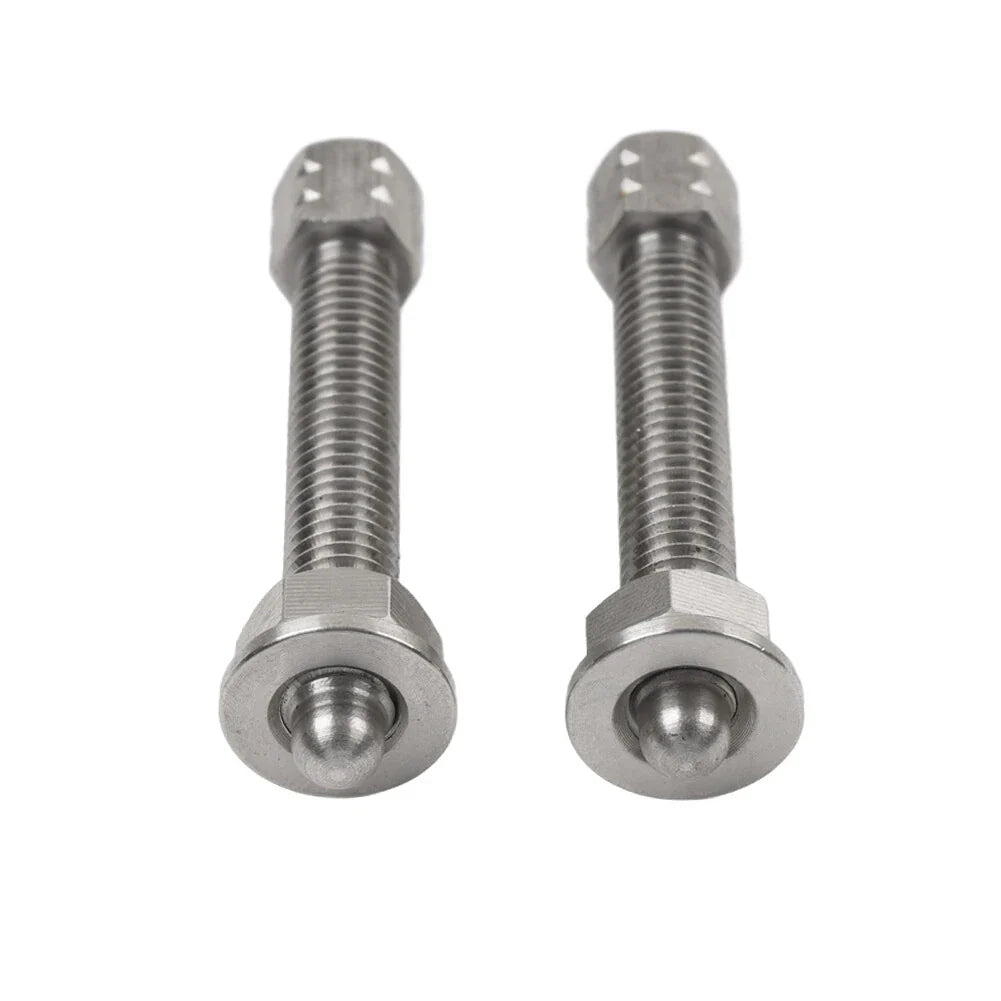 Stainless Steel Chain Adjuster Bolts for Yamaha Honda WR YZ YZF (1985-2023)