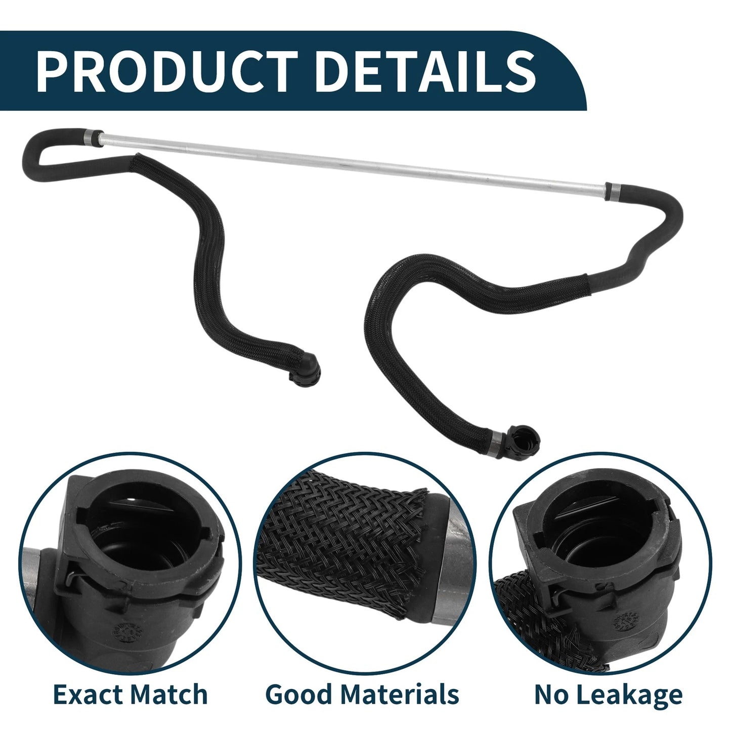 Radiator Hose No.17127580965 for BMW 535i (2010–2016) Cooling System Tube