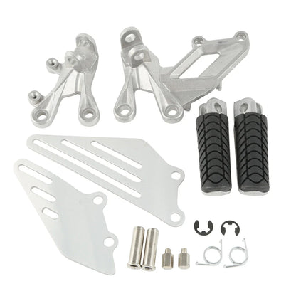 Front Rider Driver Foot Pegs Bracket Set for Kawasaki Ninja ZX14R (2006-2023)