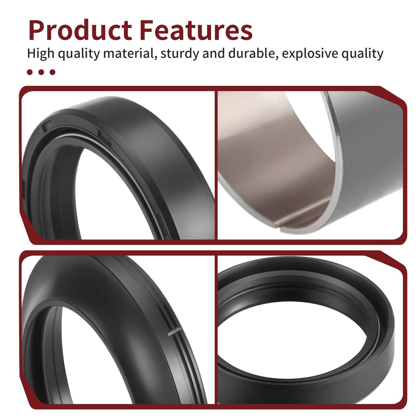 Front Fork Bushing Dust Seal for Suzuki GSX-R1000 (2009–2024)