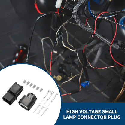 3 Pin High Voltage Lamp Connector Plug for Honda Civic