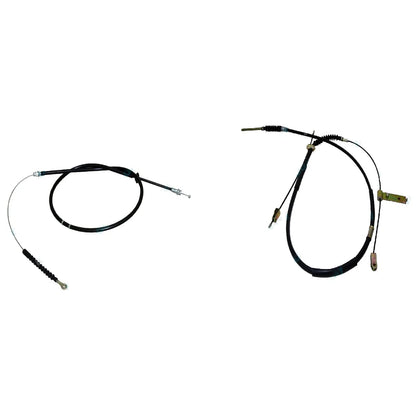 Front + Rear Park Hand Brake Cable Set for Toyota Hilux LN106 1988~99 4wd Ute