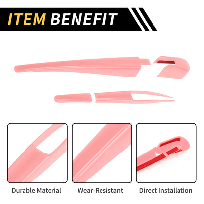 Set of 2 Rear Window Wiper Arm Blades Cover for Jeep Wrangler JL JLU (2018–2024)