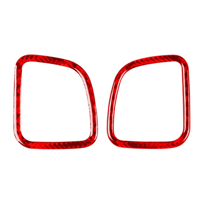 Carbon Fiber Red Interior Dashboard Air Vent Cover Trim for Cadillac CTS (2008-2013)