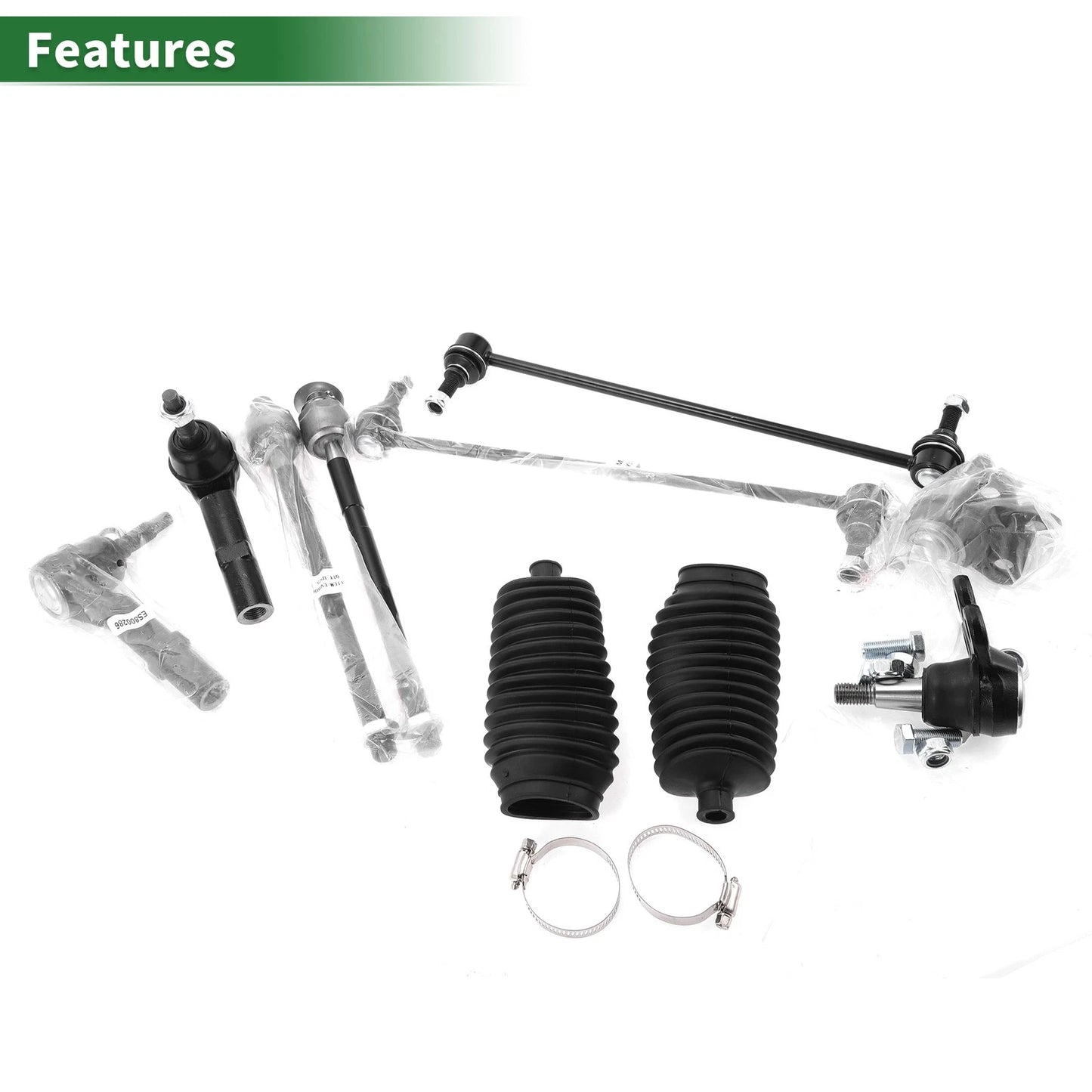 10X Front Suspension Kit Tie Rod Ends Sway Bar Links Ball Joints for GMC