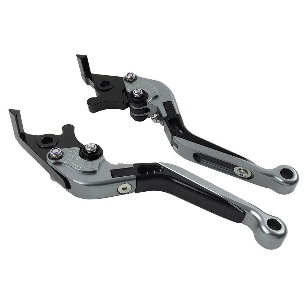 Titan Extendable Brake Clutch Levers for Kawasaki Z1000 ZX6R (2007-2018)