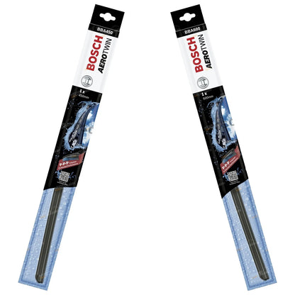 Front Pair Aerotwin Wiper Blades for Mazda Premacy (2001 - 2003)