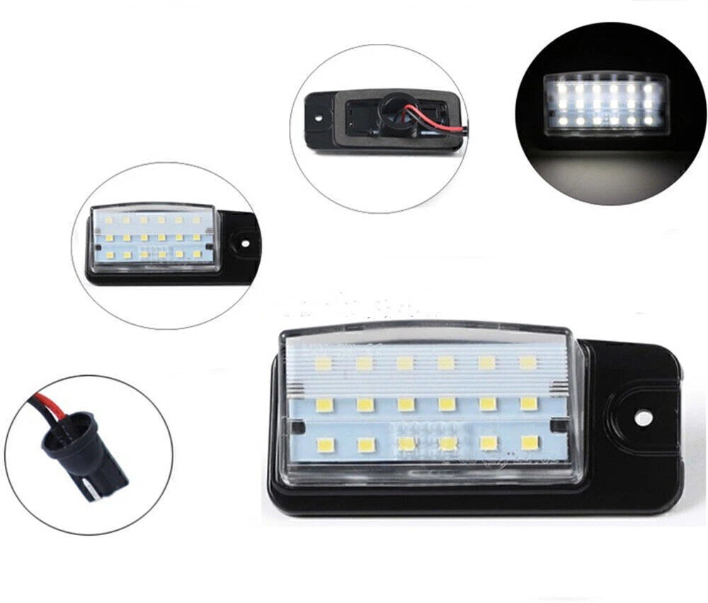 1 Pair Super Bright White LED License Plate Lights for Infiniti Q45 (2002-2006)