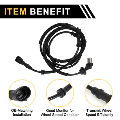 ABS Wheel Speed Sensor No. 56027728 for Jeep Wrangler (1997–2006) 1 Pc Rear Right
