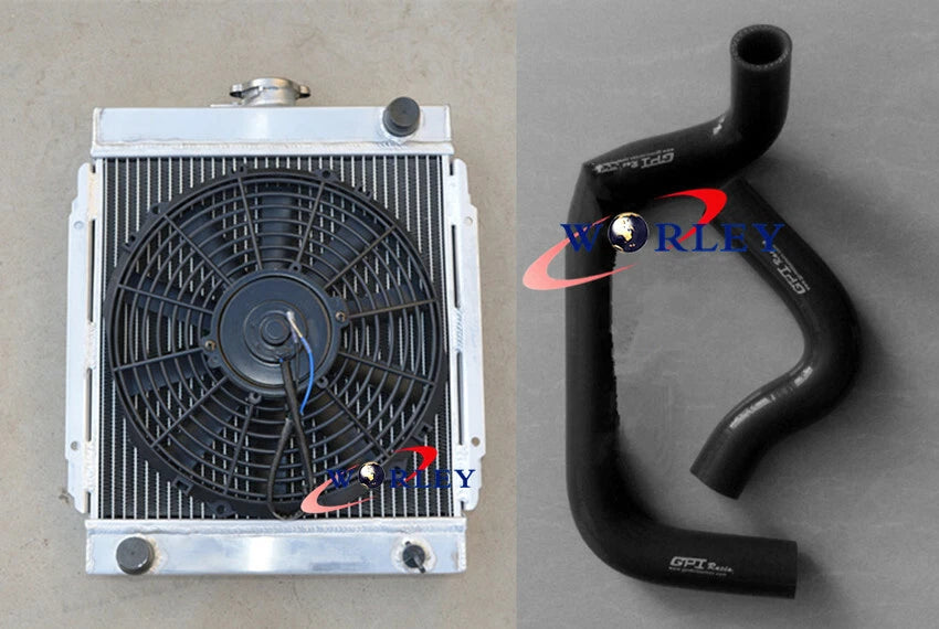 Aluminum Radiator for Datsun 1200 B110 (1970–1976) 3 Rows
