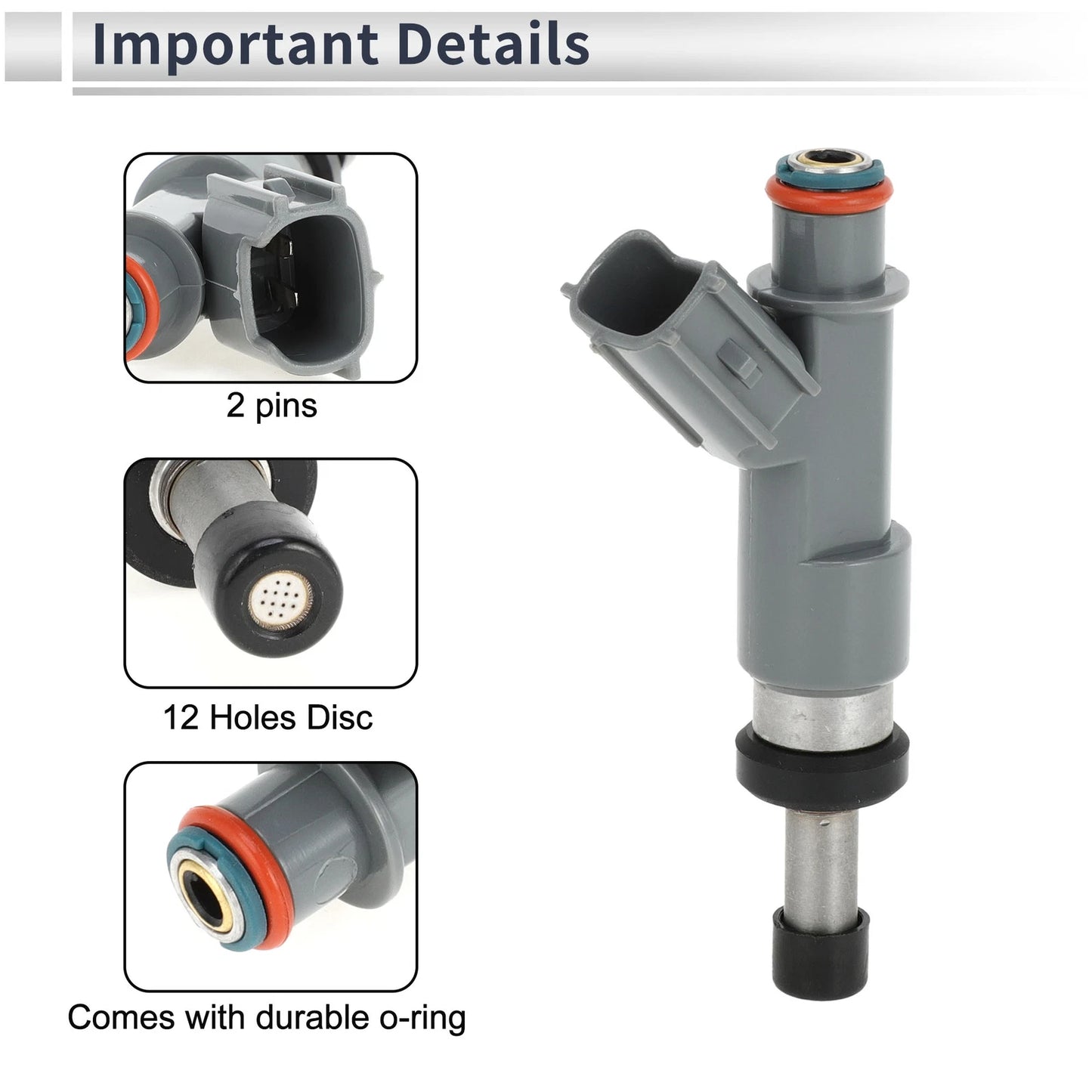 Fuel Injector No. 23250-75100/23209-75100 for Toyota Tacoma 2.7L (2005–2016)
