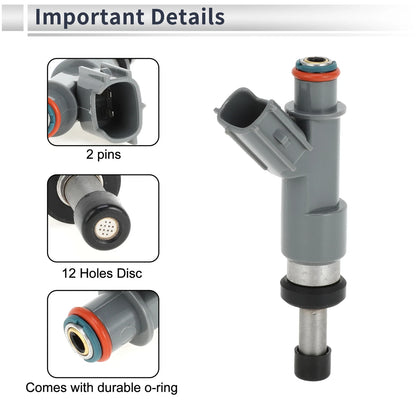 Fuel Injector No. 23250-75100/23209-75100 for Toyota Tacoma 2.7L (2005–2016)