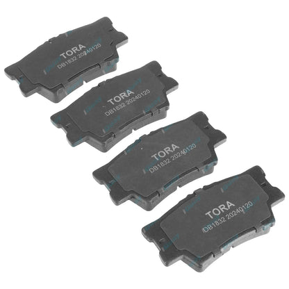Rear Ceramic Disc Brake Pad Set for Toyota Aurion GSV50R V6 3.5L 2GR-FE 2012~17