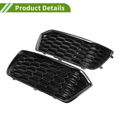 1 Pair Fog Light Grills for Audi Q5 (2018–2021) No. 80A807679D/80A807680D
