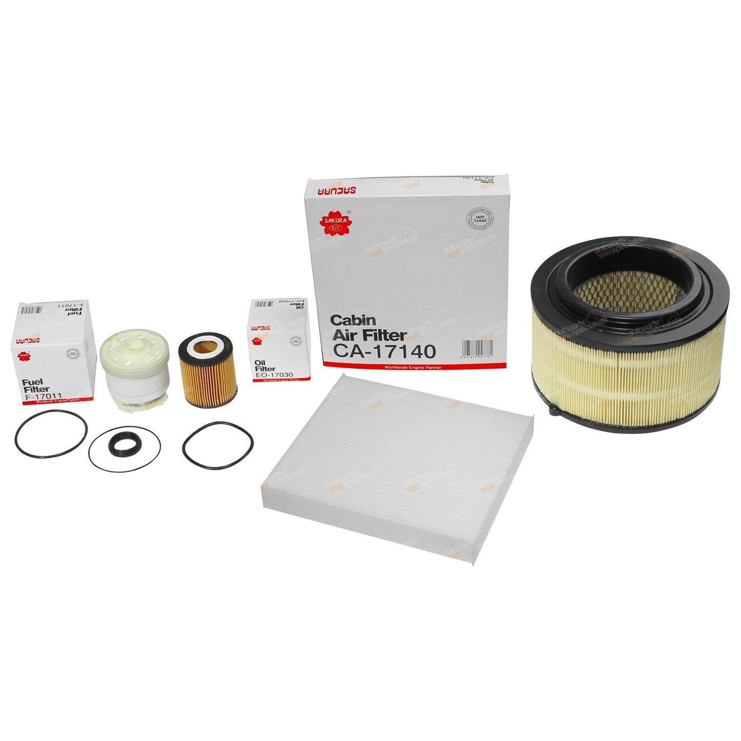 Air Oil Fuel Cabin Filter Kit for Mazda BT50 (2011–2020)