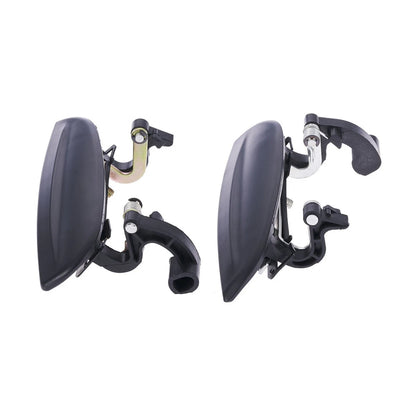 Set of 2 Outer Door Handles for Kia Rio (2002–2005) Black