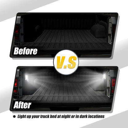 Set of 4 LED Cargo Bed Lights for Dodge Ram 1500 2500 3500 (2010–2023) 82214870AB