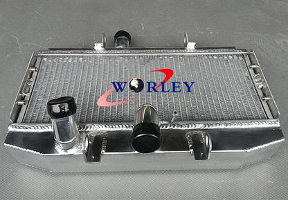 Aluminum Radiator + Black Hose for Suzuki GT750 (1972-1977)