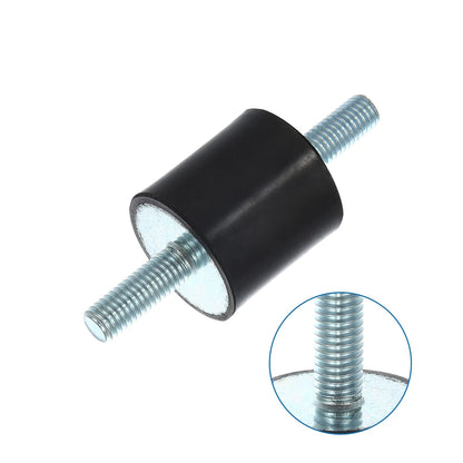 Set of 4 M8 Anti Vibration Rubber Isolator Dampers for Cars (30x30mm)