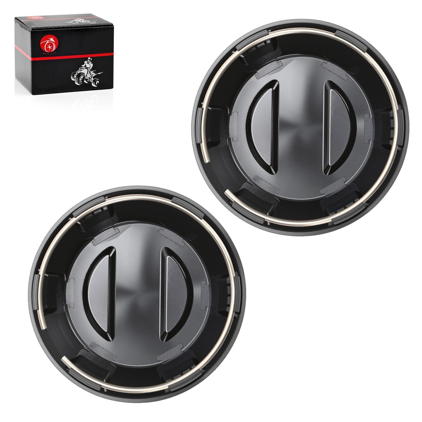 2 Center Hub Wheel Caps for Polaris RZR PRO XP 4 Sport (2021–2025)