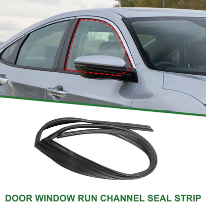 Front Left Door Window Run Channel Seal Strip for Honda Civic (2006-2011)