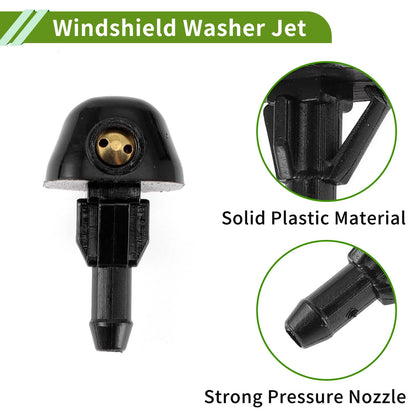 Windshield Washer Nozzle w/ Hose Connector for Toyota  No.8538135040