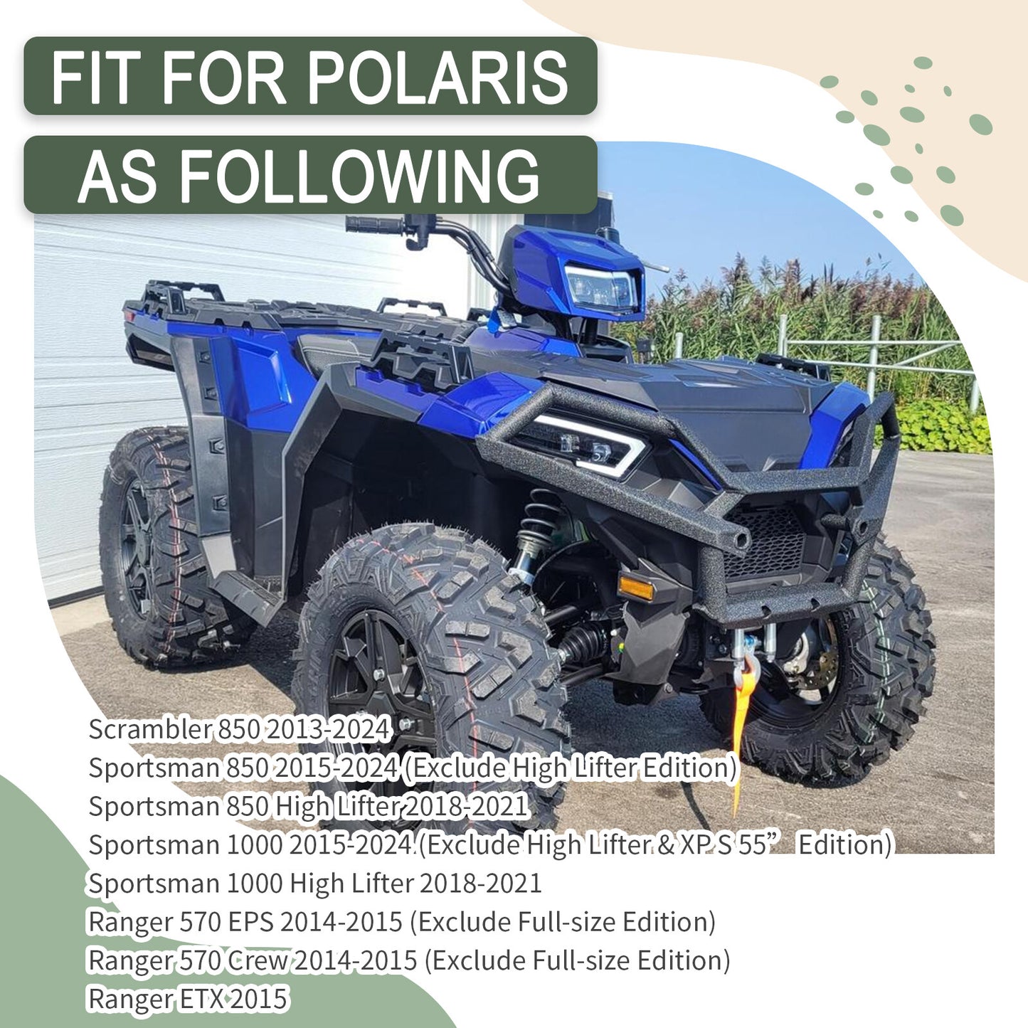 Front Pinion Cover Assembly for Polaris Scrambler 850 Sportsman 850 1000 (2013–2024)