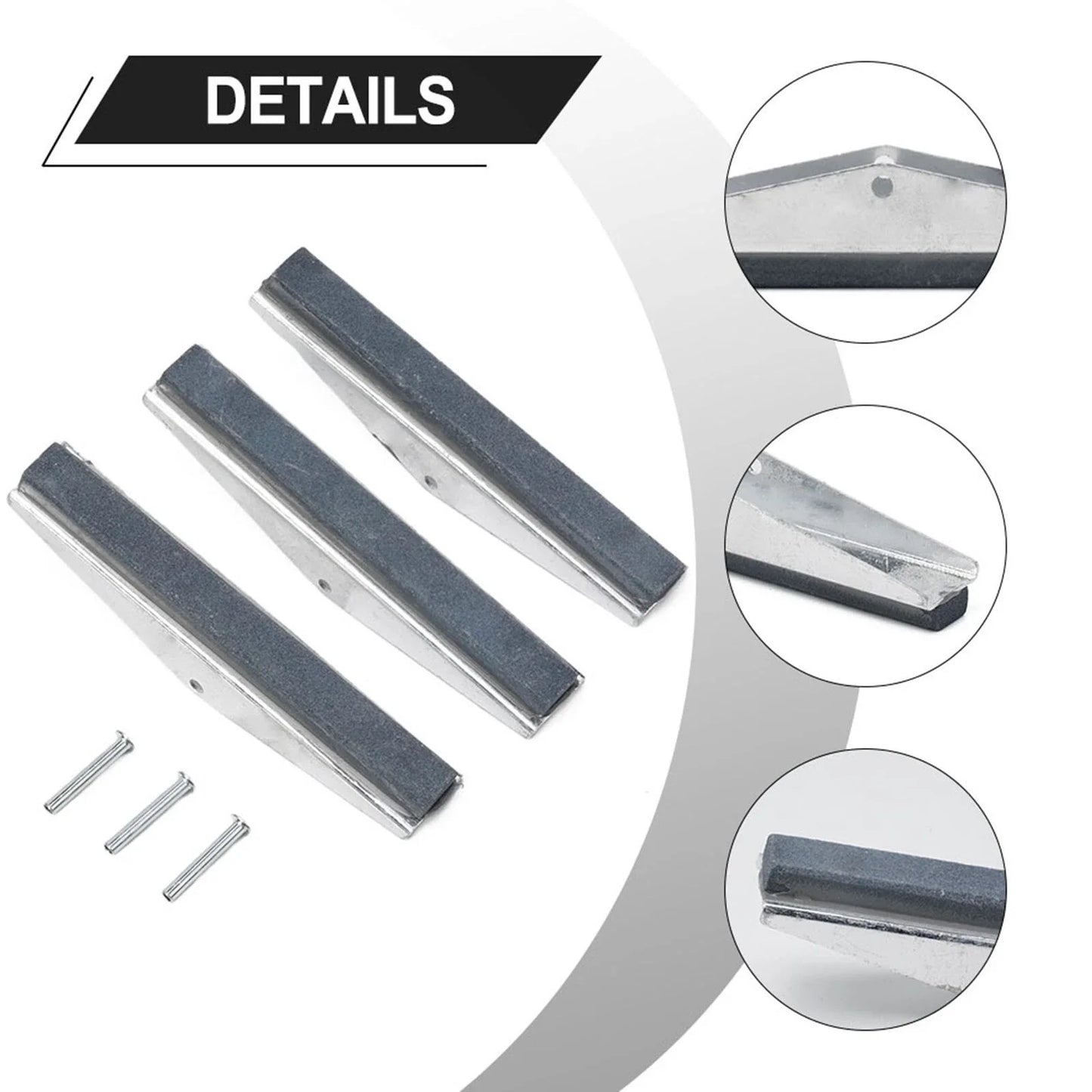 4 x Stone Movable Brake Piston Cylinder Grey Hone Change Tools