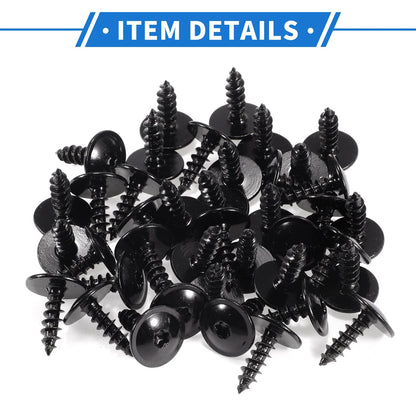 40 Pcs Fender Liner Splash Shield Bumper Cover Screw for Audi A3 (2006–2013)