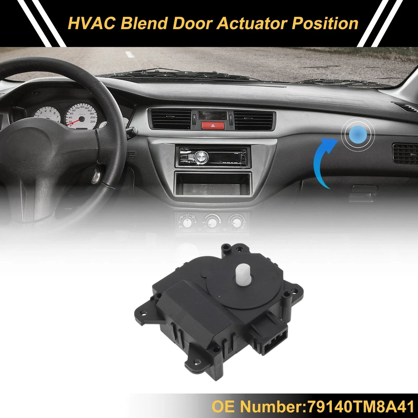 HVAC Heater Blend Door Actuator for Honda Insight (2010-2014)
