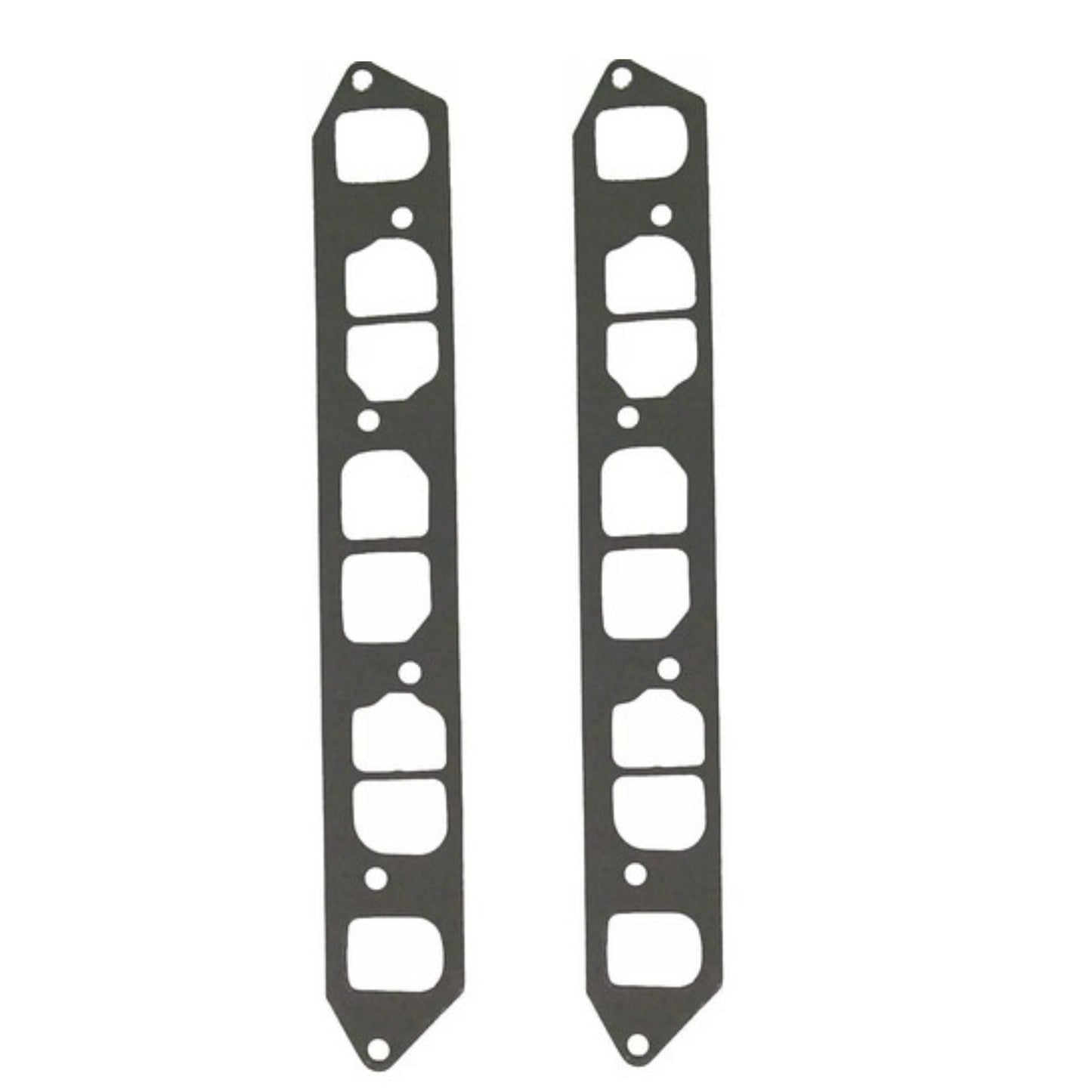 Set of 2 Exhaust Manifold Gaskets for Mercruiser 4 Cyl 2.5L 3.0L