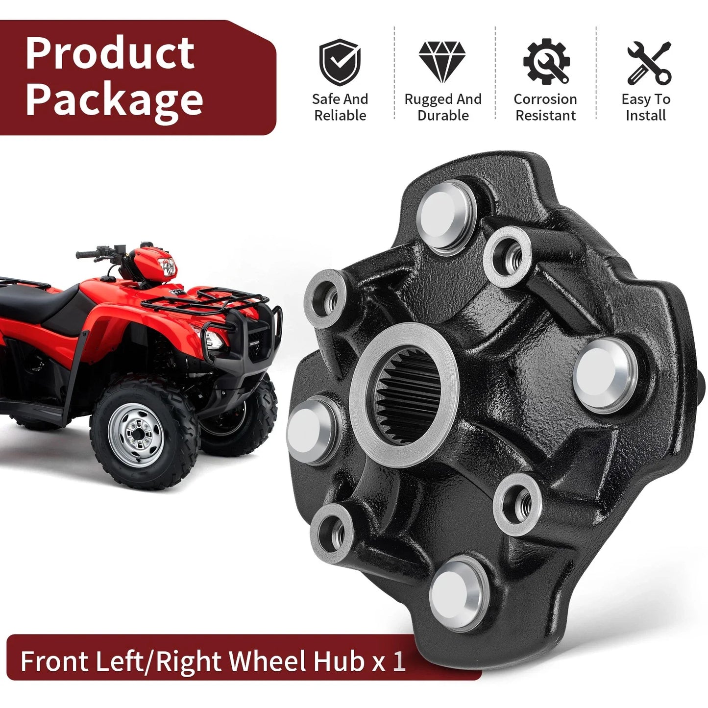 Wheel Hub for Honda Rancher 420 (2013–2024)