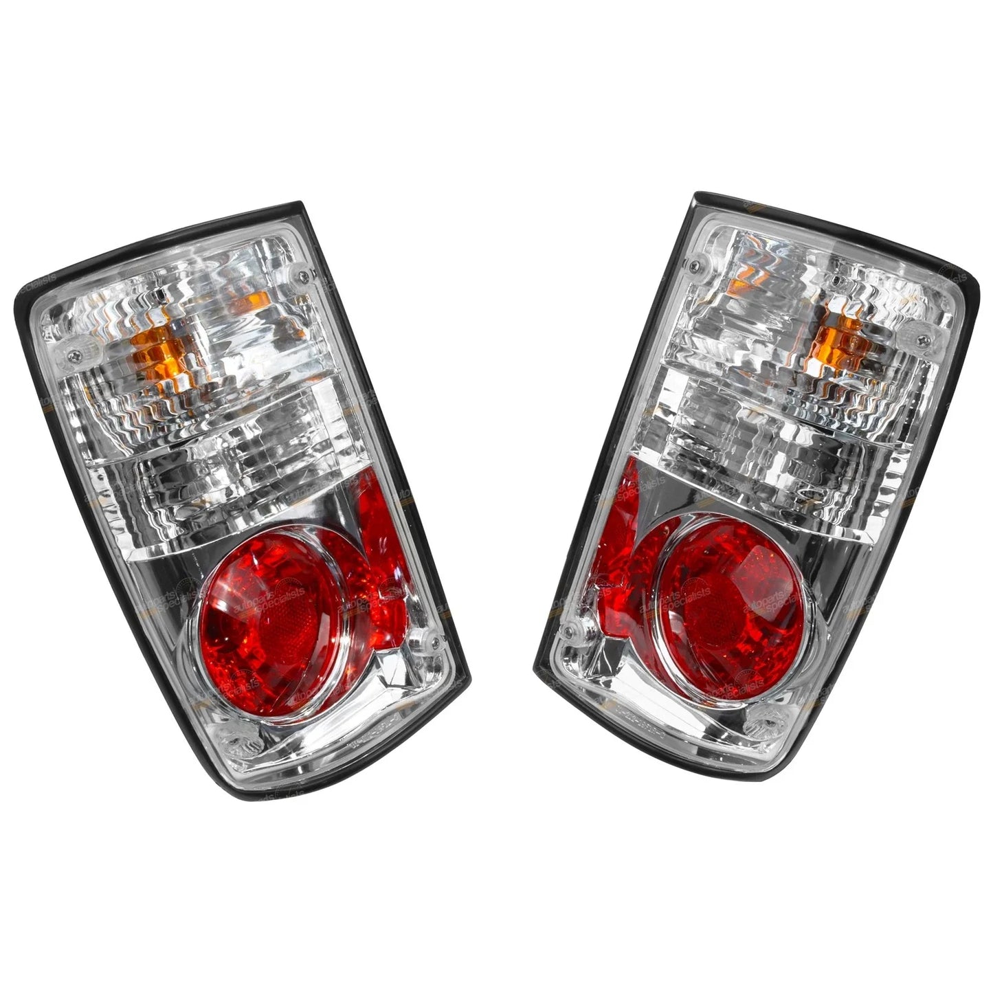 LH+RH / Pair / Chrome Altezza Tailights for Toyota Hilux (1988–1997)