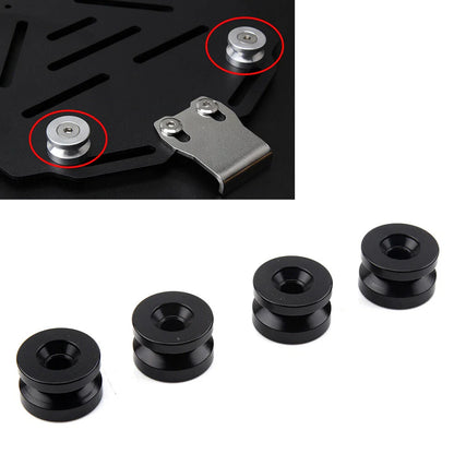 Black Motorcycle Trunk Base Plate Tail Box Pad Bracket Spacer