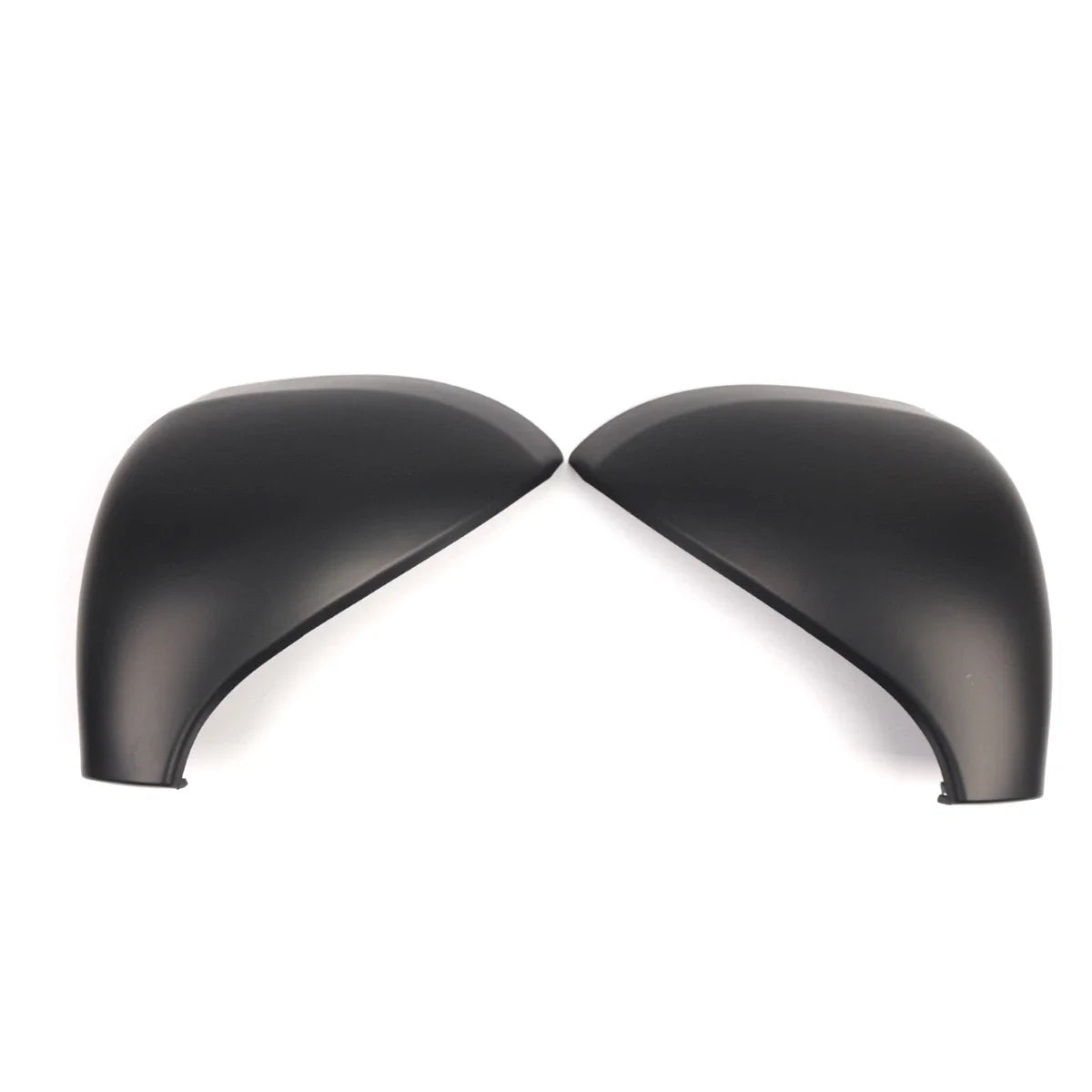 Pair Matte Black Side Wing Mirror Cap Cover for Peugeot 207 (2006–2013)