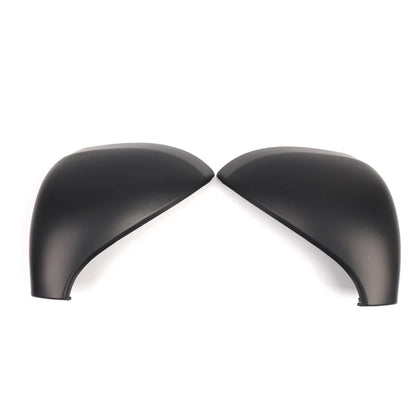 Pair Matte Black Side Wing Mirror Cap Cover for Peugeot 207 (2006–2013)