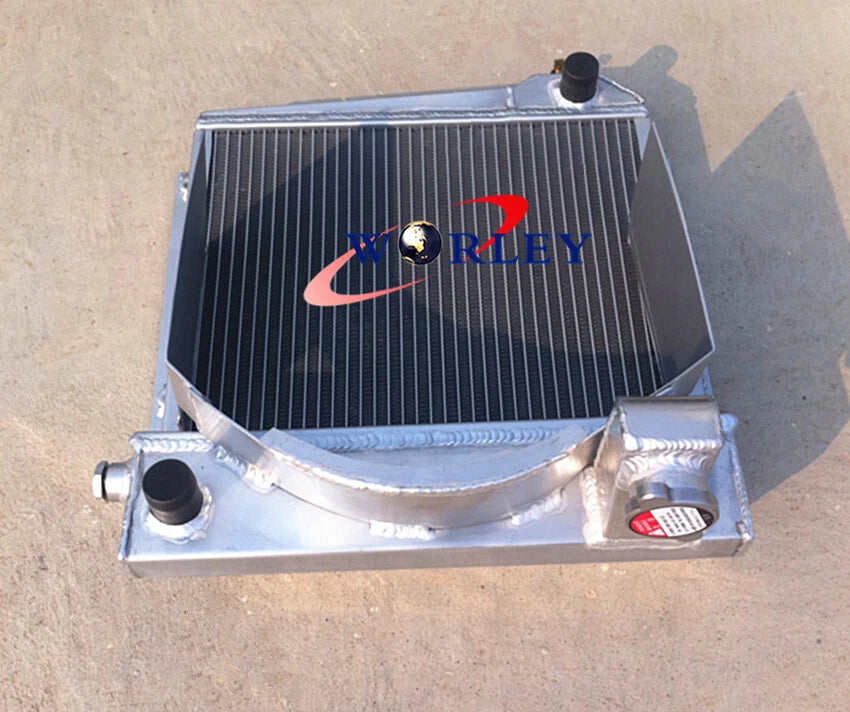 Aluminum Radiator with Fan for Austin Healey Sprite Bugeye MG Midget (1958–1979)