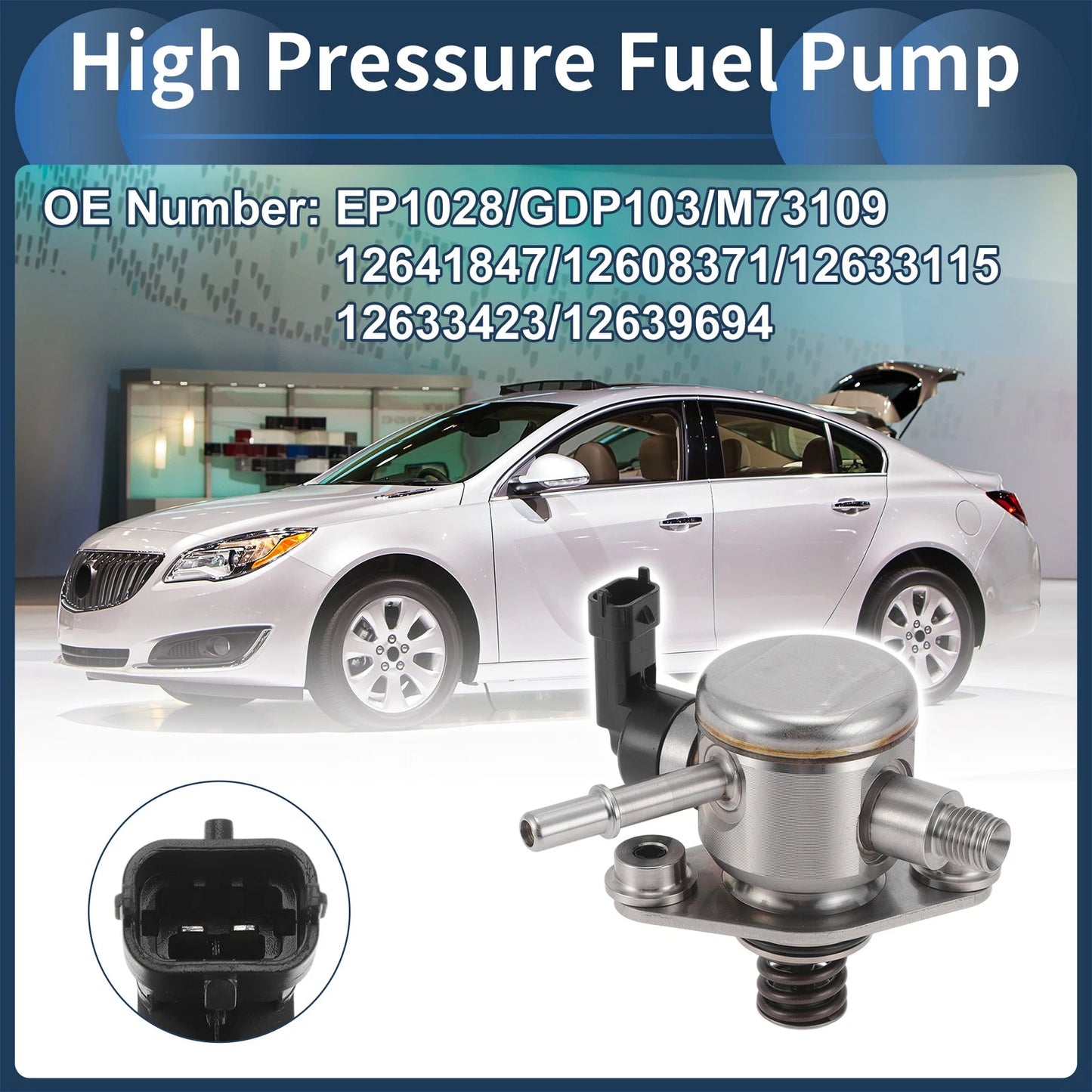 High Pressure Fuel Pump for Chevrolet Equinox Malibu Impala GMC (2005–2020) No. 12641847