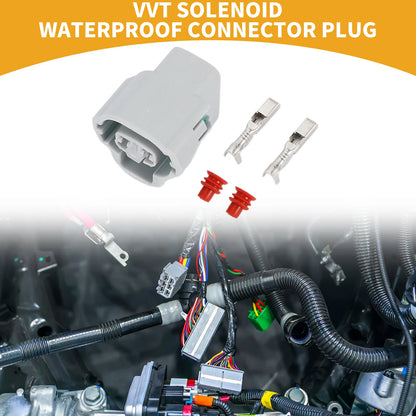 2 Pin VVT Solenoid Waterproof Connector Plug No. 153300T010 for Toyota RAV4